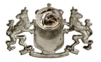 Preview: Anstecker Pin Bayern Bayern Wappen mit 2 Löwen zum Anstecken an Hut, Weste, Trachtenkleidung